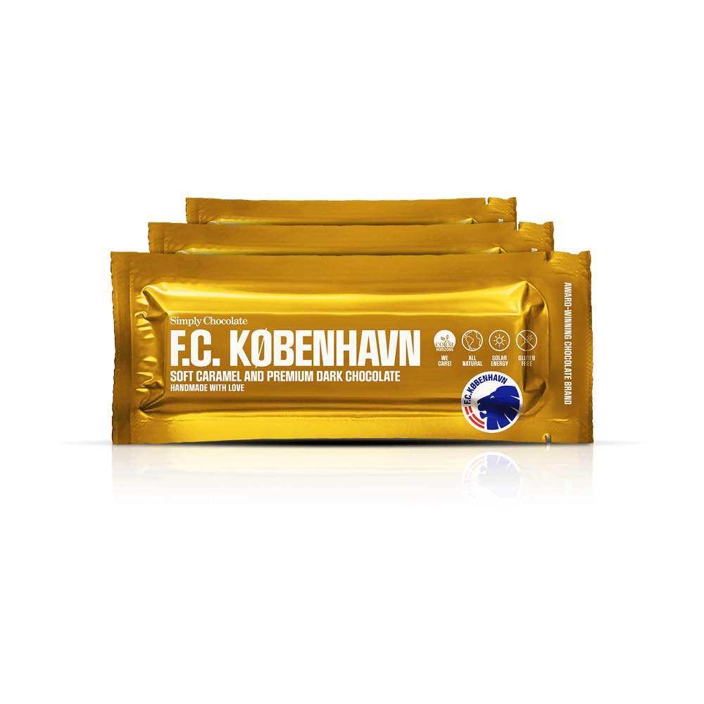 FCK guldbar 12-pack | Blød karamel og mørk chokolade
