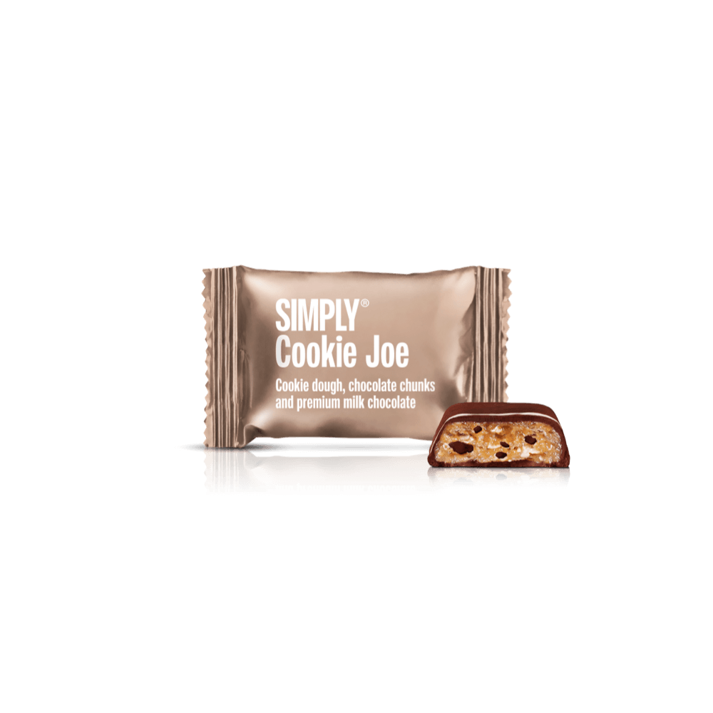 Chokolade Bites kasse 75 stk - Simply® Cookie Joe