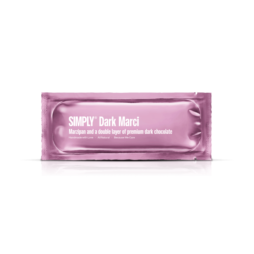 Dark Marci | Marcipan og et dobbelt lag mørk chokolade