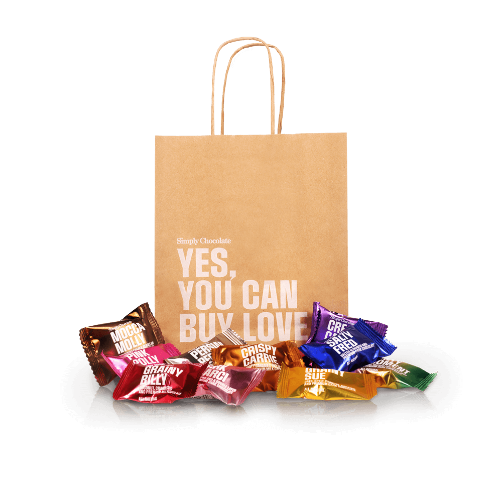 The Trial Bag | En eksklusiv prøvepakke med 9 chokolade bites