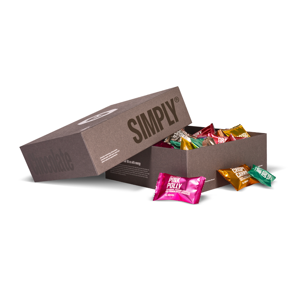 The Premium Box - Eksklusiv gaveæske | 50 stk. mix chokolade bites
