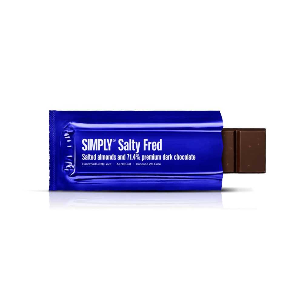Salty Fred | Saltede mandler og mørk chokolade