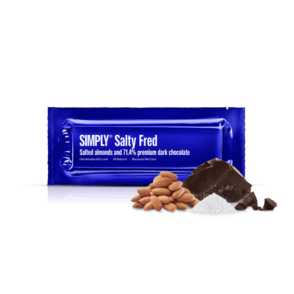Salty Fred | Saltede mandler og mørk chokolade