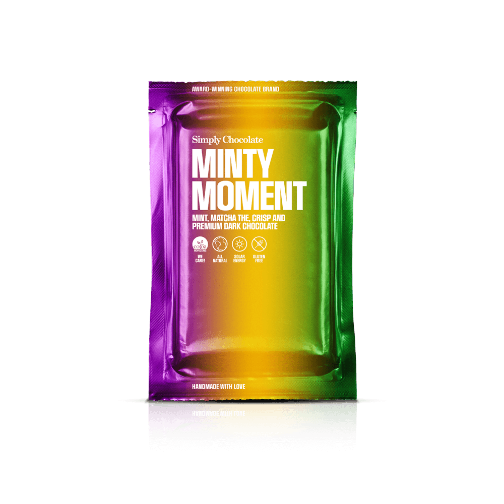 Sharing Bar - Minty Moment | Mint, matcha the, crisp og mørk chokolade