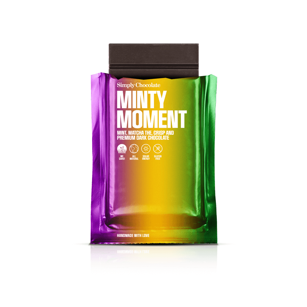 Sharing Bar - Minty Moment | Mint, matcha the, crisp og mørk chokolade
