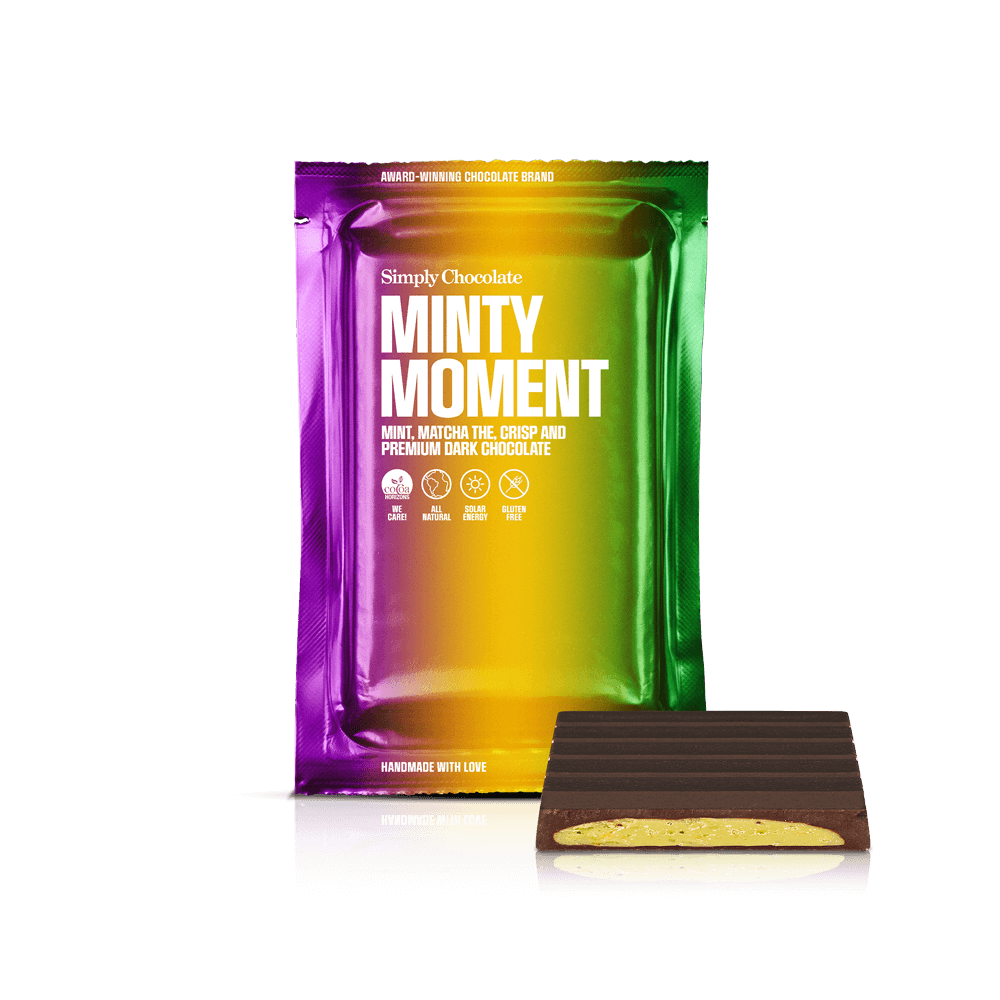 Sharing Bar - Minty Moment | Mint, matcha the, crisp og mørk chokolade