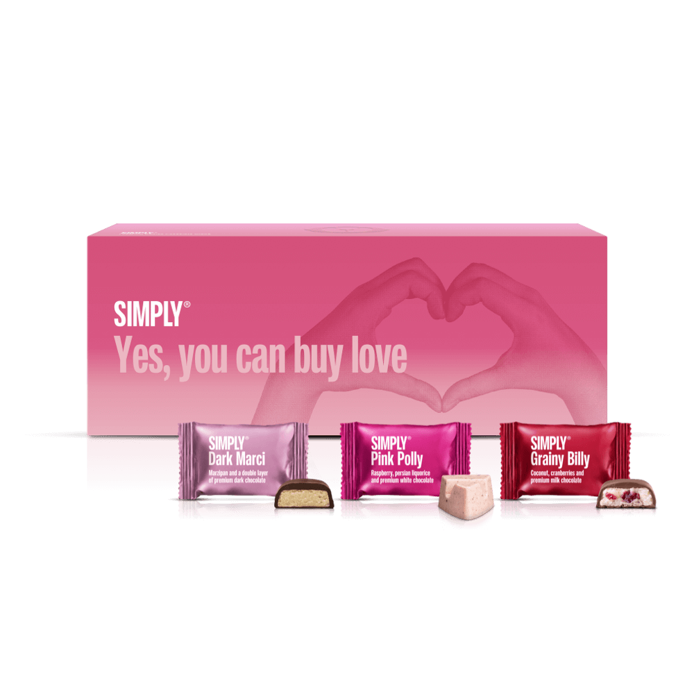 Yes, you can buy love | Gaveæske med 27 stk. Bites - Mors dag - Simply®