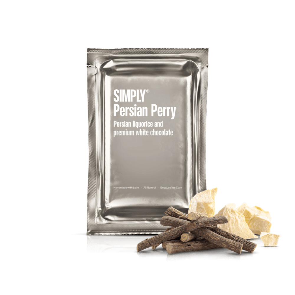 Sharing Bar - Persian Perry | Persisk lakrids og hvid chokolade - Sharing bar - Simply®