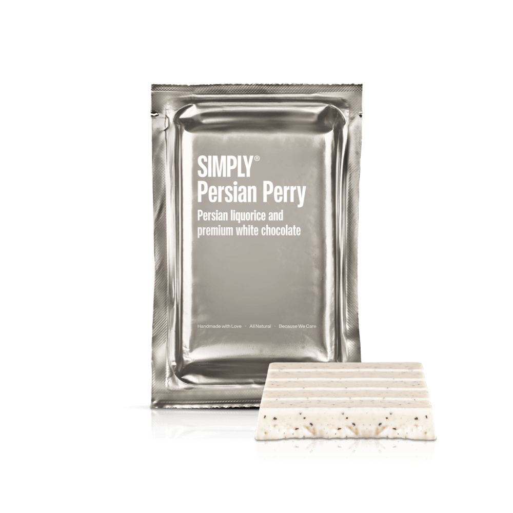 Sharing Bar - Persian Perry | Persisk lakrids og hvid chokolade - Sharing bar - Simply®