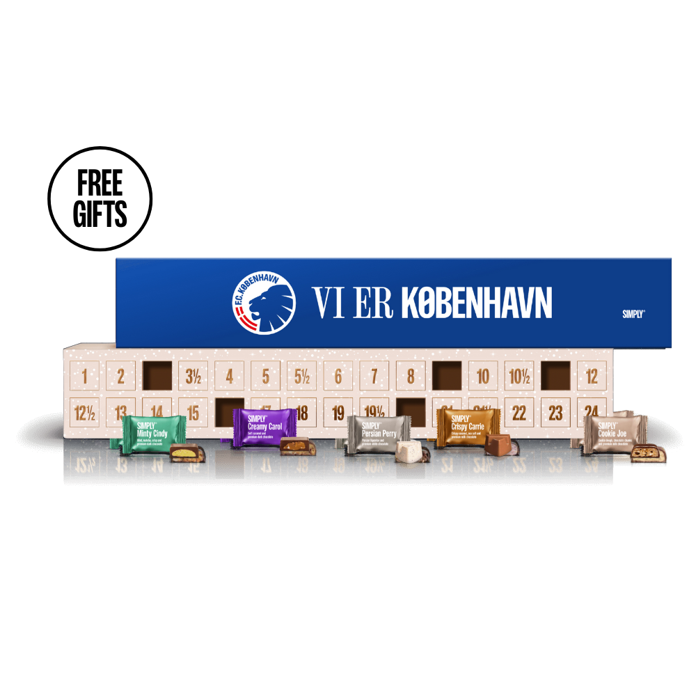 Chokolade Julekalender - F.C. København chokoladejulekalender