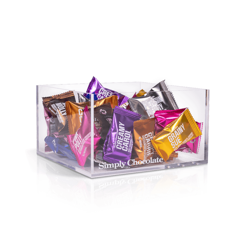 Mix akrylbox med 40 bites | Alle de bedste bites samlet i én genanvendelig kasse