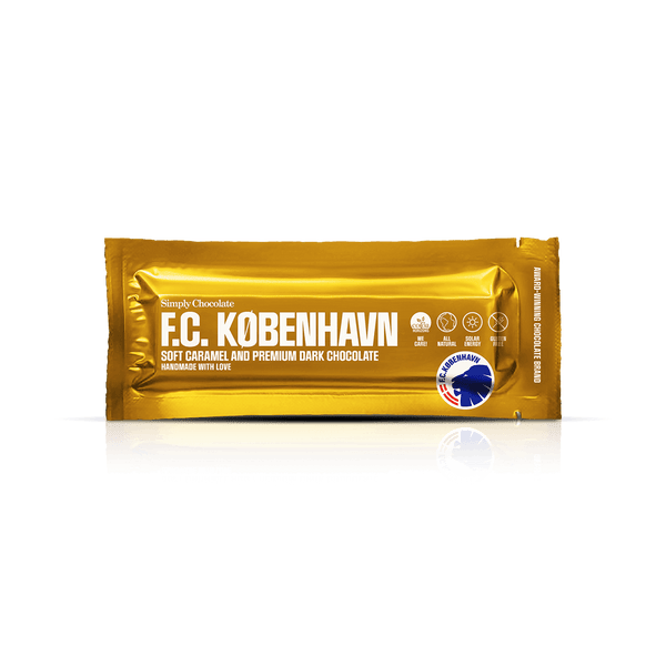 FCK guldbar | Blød karamel og premium mørk chokolade