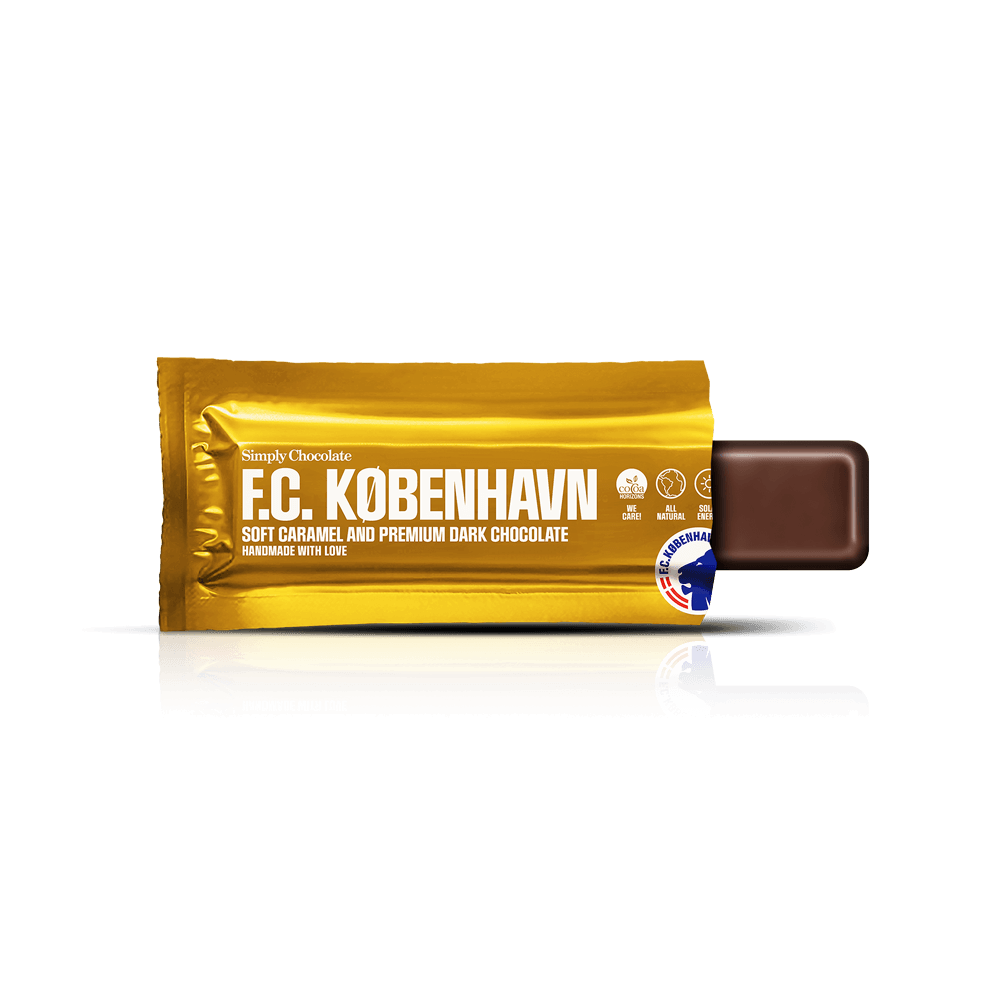 FCK guldbar | Blød karamel og mørk chokolade