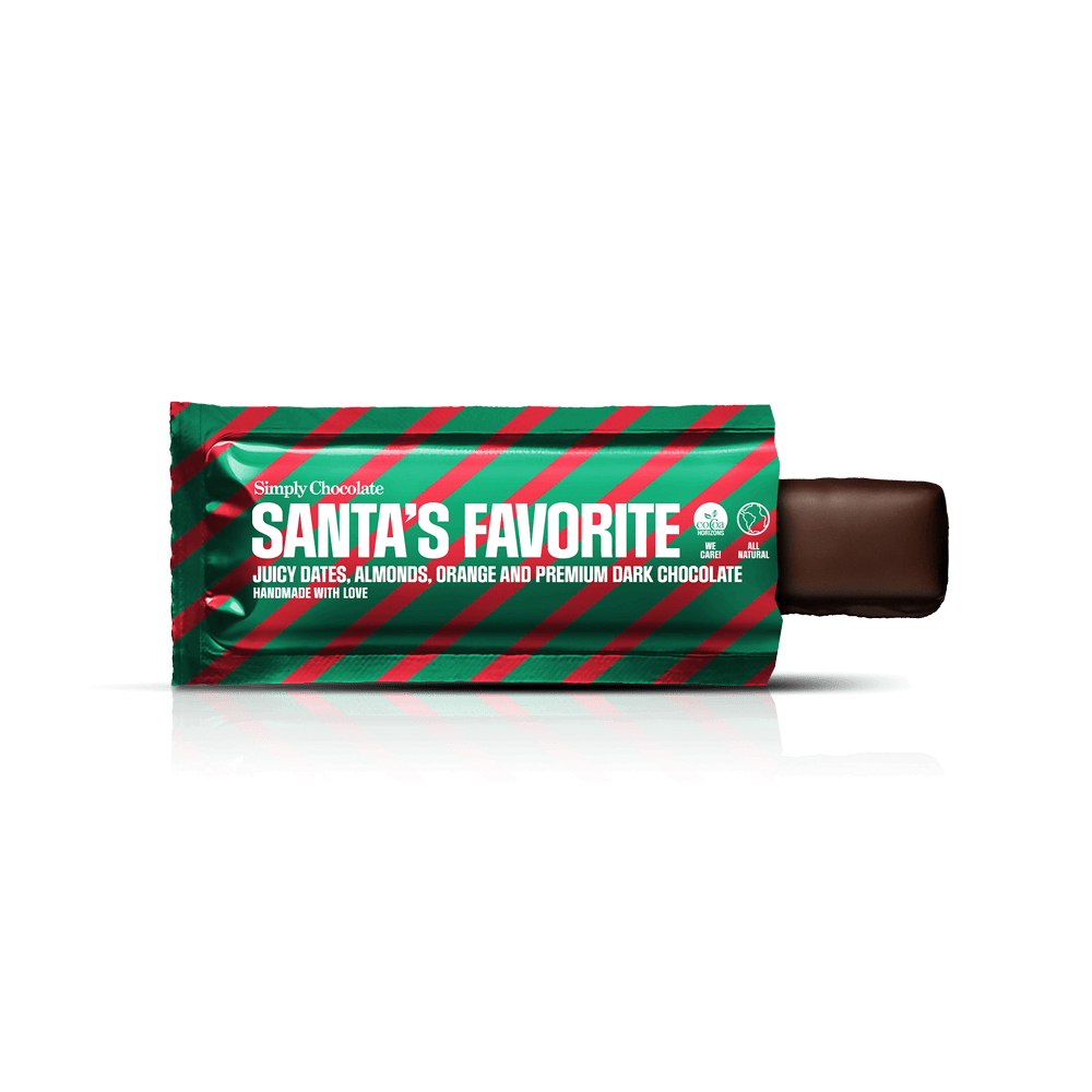 Santa's Favorite | Dadler, mandler, appelsin og mørk chokolade