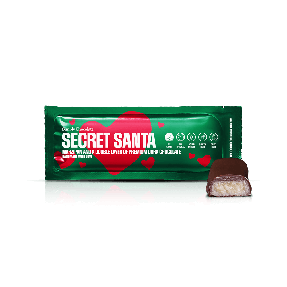 Secret Santa | Marcipan og et dobbelt lag mørk chokolade