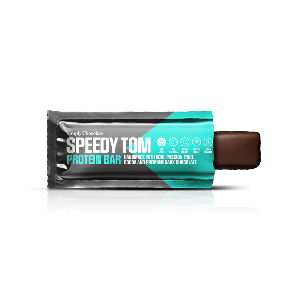 Speedy Tom 12-Pack | Acai, kakao, passionsfrugt og mørk chokolade