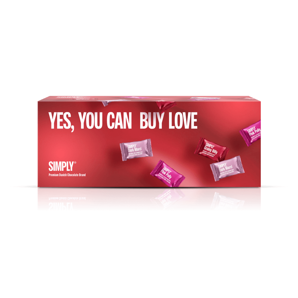 Chokolade Gaveæske 27 stk. - Yes, you can buy love