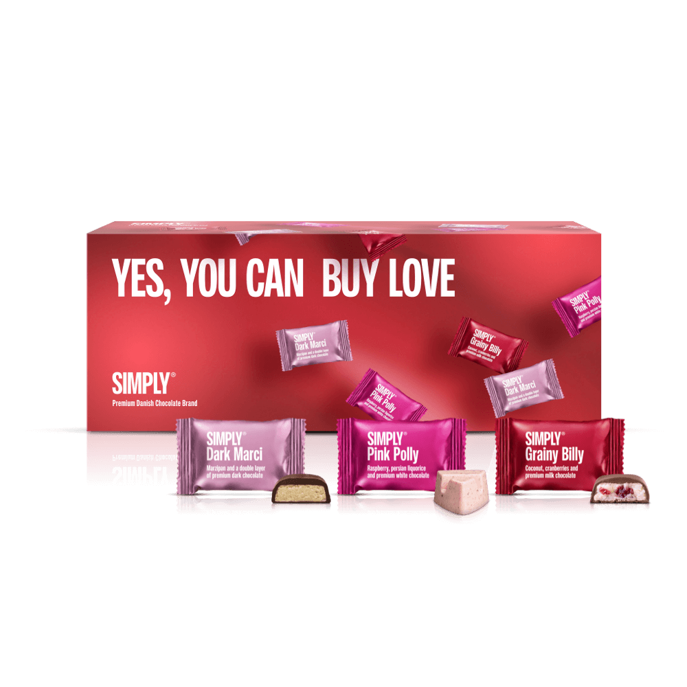 Chokolade Gaveæske 27 stk. - Yes, you can buy love