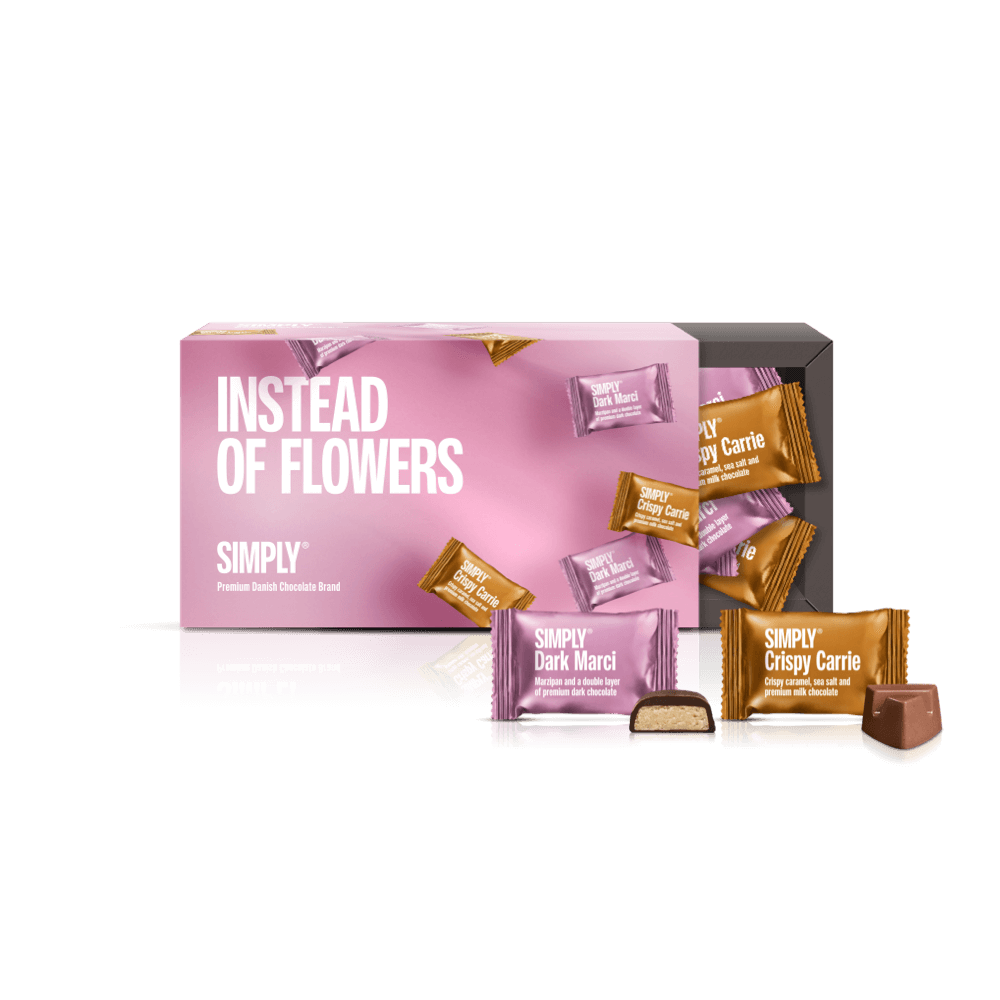 Chokolade Gaveæske 18 stk. - Instead of flowers