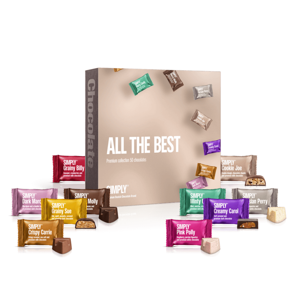 Chokolade Gaveæske 50 stk. - All The Best