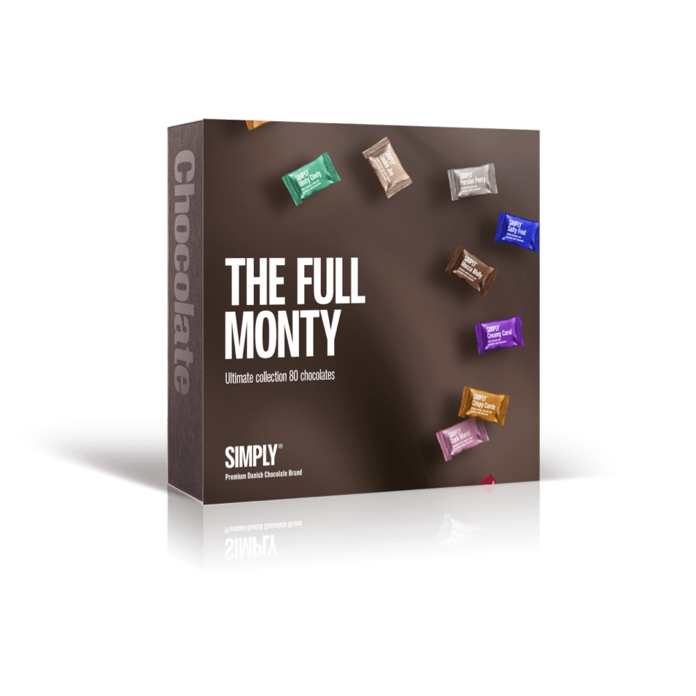 Chokolade Gaveæske 80 stk. - The Full Monty