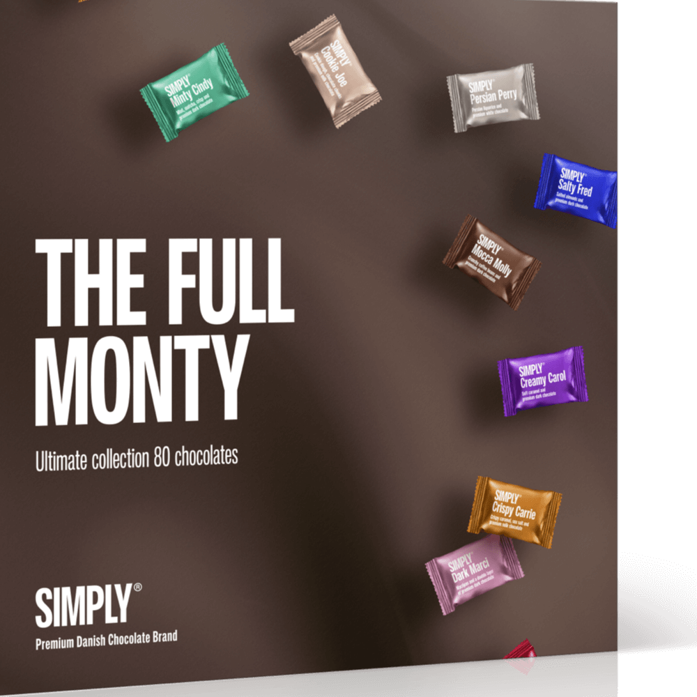 Chokolade Gaveæske 80 stk. - The Full Monty
