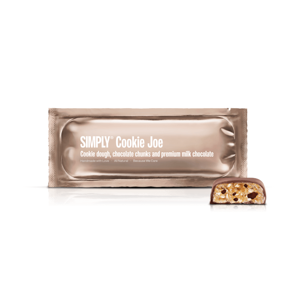 Simply® Cookie Joe | Cookie dough, chokolade chunks og premium mælkechokolade