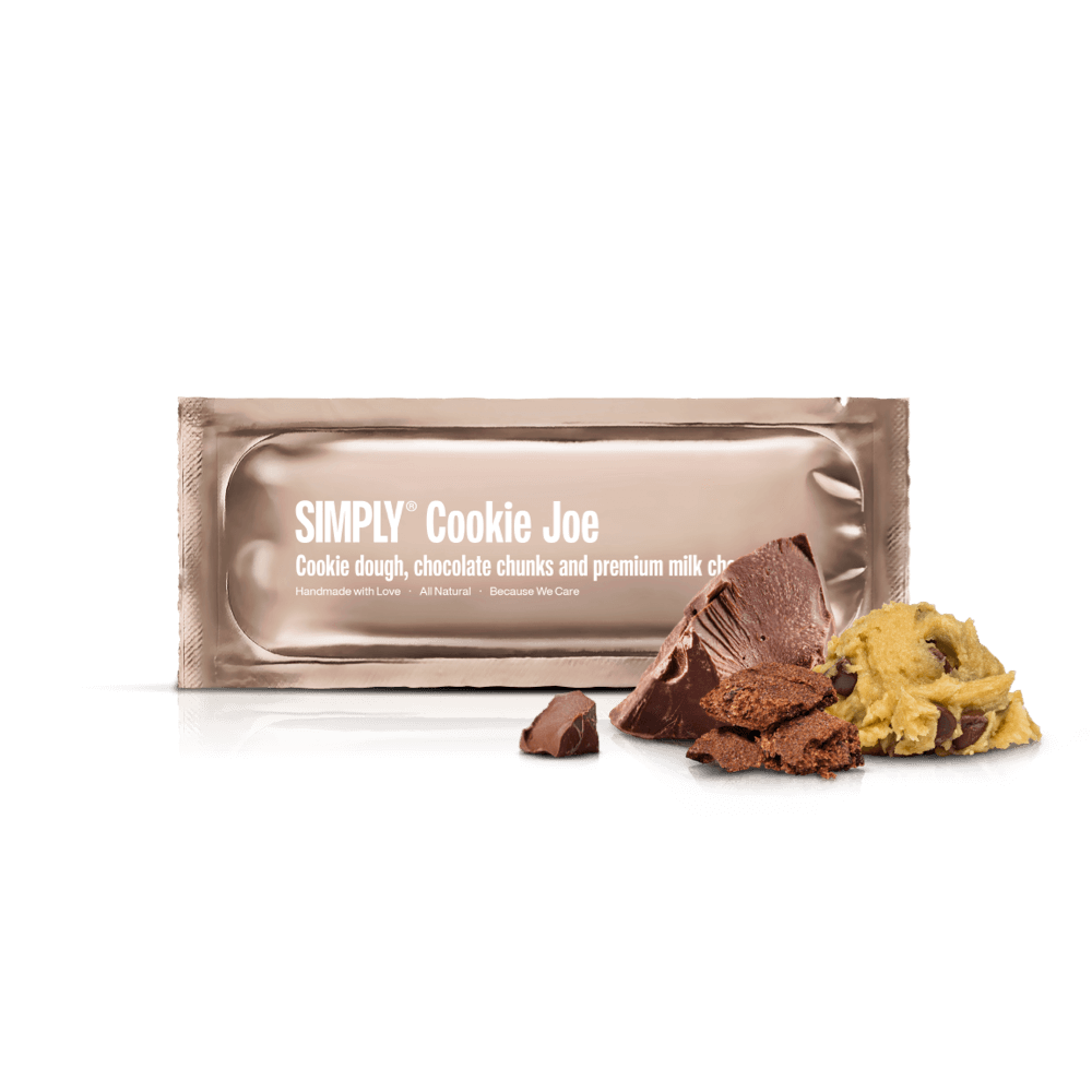 Simply® Cookie Joe | Cookie dough, chokolade chunks og premium mælkechokolade