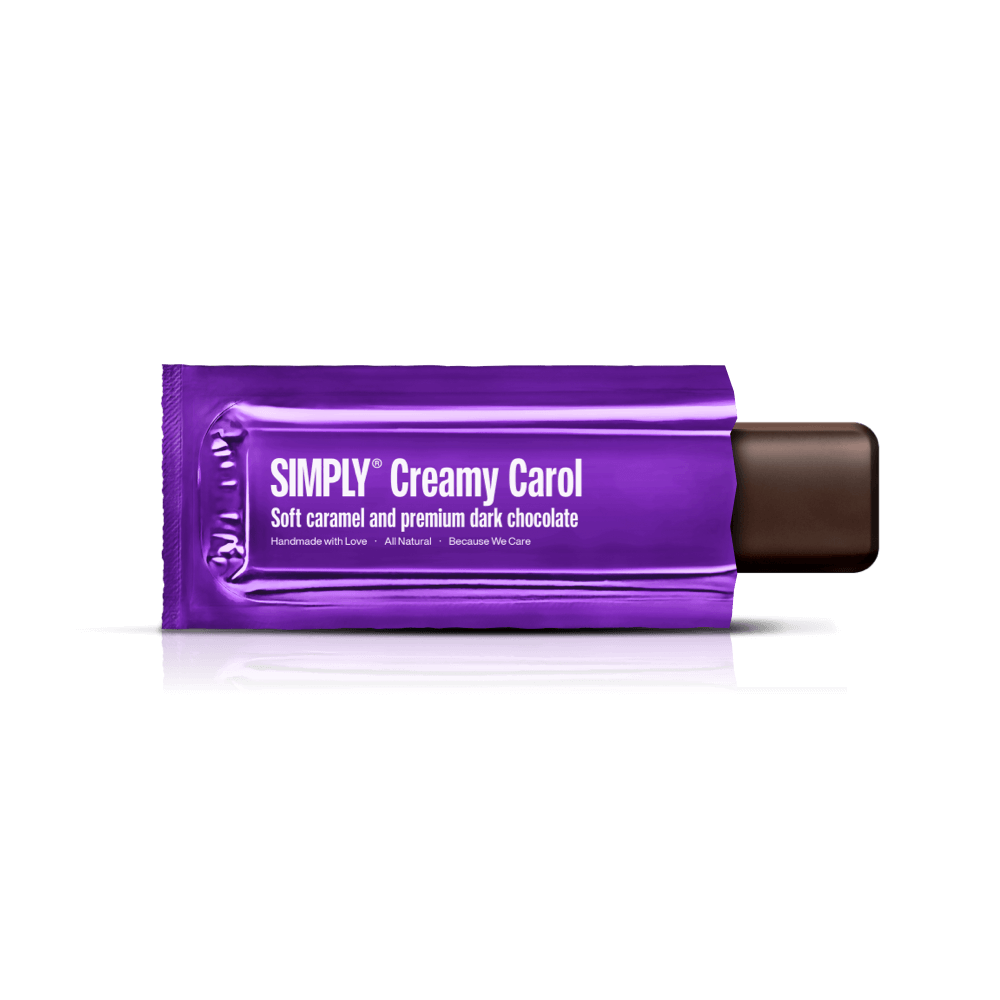 Simply® Creamy Carol | Blød karamel og premium mørk chokolade