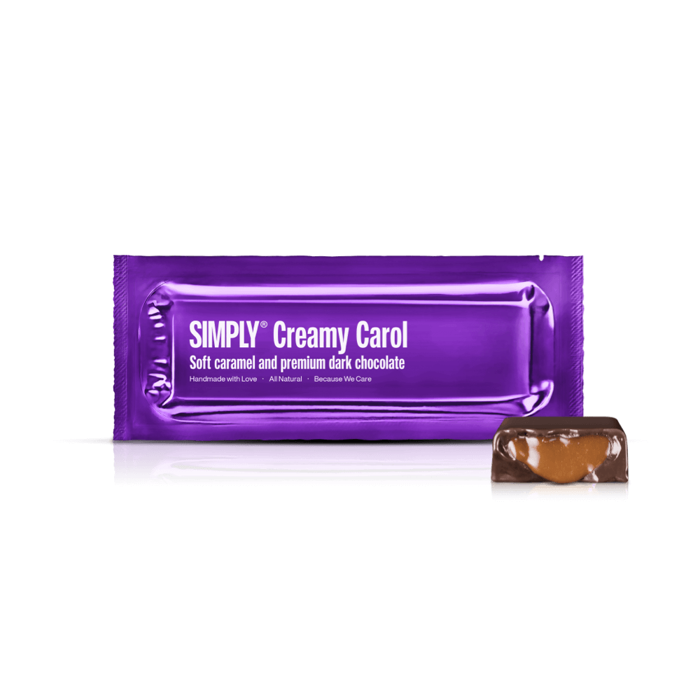 Simply® Creamy Carol | Blød karamel og premium mørk chokolade