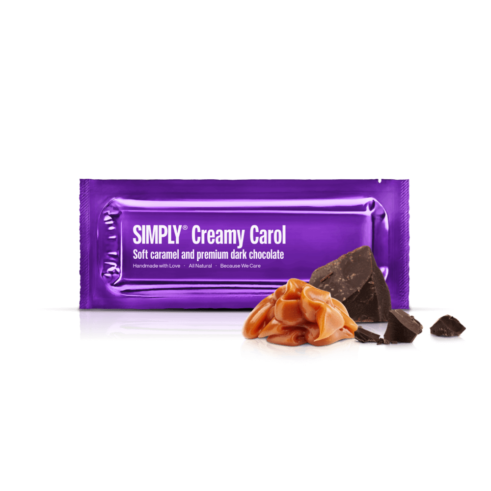 Simply® Creamy Carol | Blød karamel og premium mørk chokolade