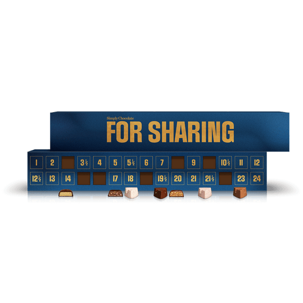 The Sharing Kit - For sharing julekalender | Åbn lågerne, del chokoladen og skab minder, der varer længe efter julemåneden