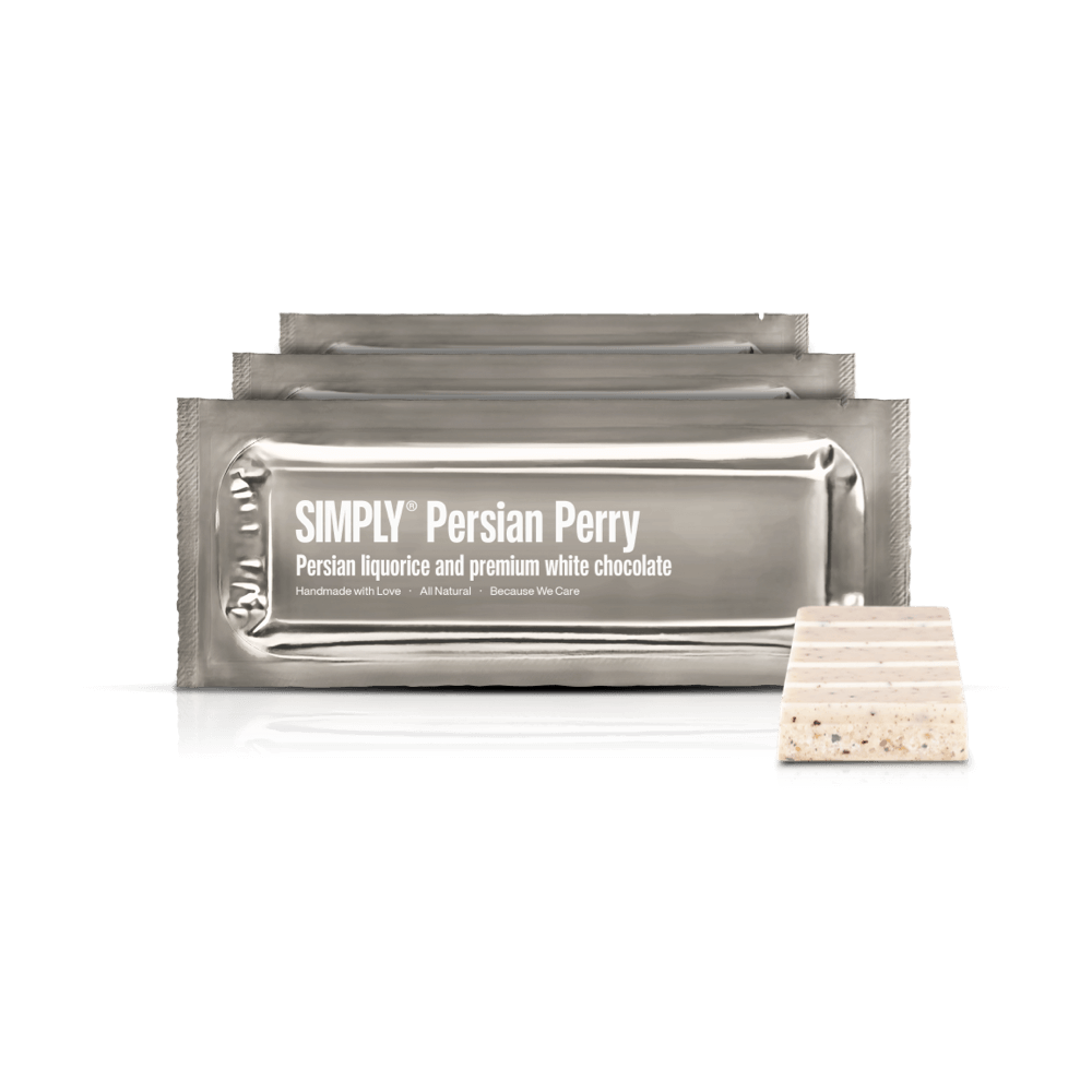 Persian Perry 12-pack | Persisk lakrids og hvid chokolade