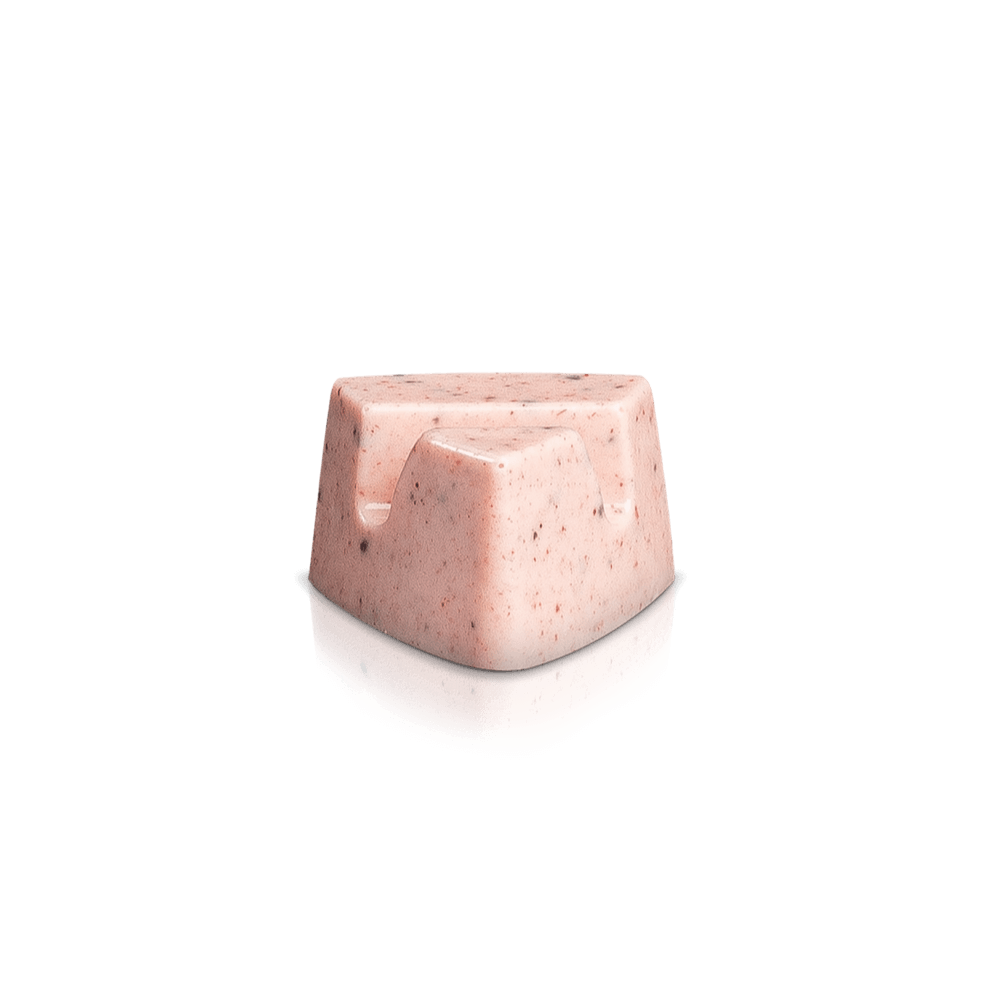 Pink Polly - Cube med bites | Hindbær, persisk lakrids og hvid chokolade