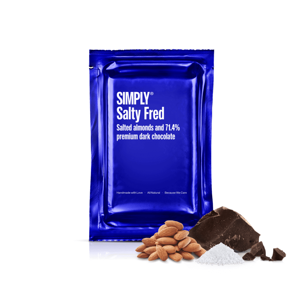 Sharing Bar - Salty Fred | Saltede mandler og mørk chokolade