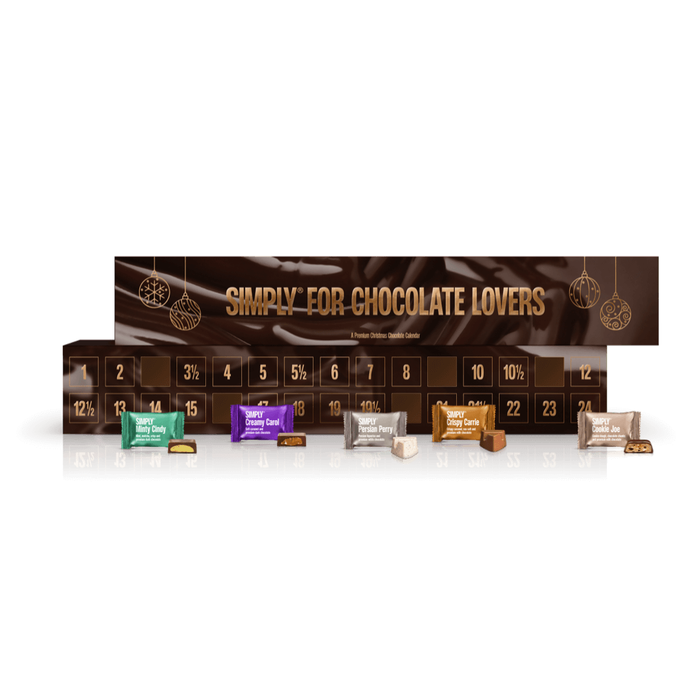 Simply® For Chocolate Lovers | Chokoladejulekalender med 30 låger - Christmas Calendar - Simply®