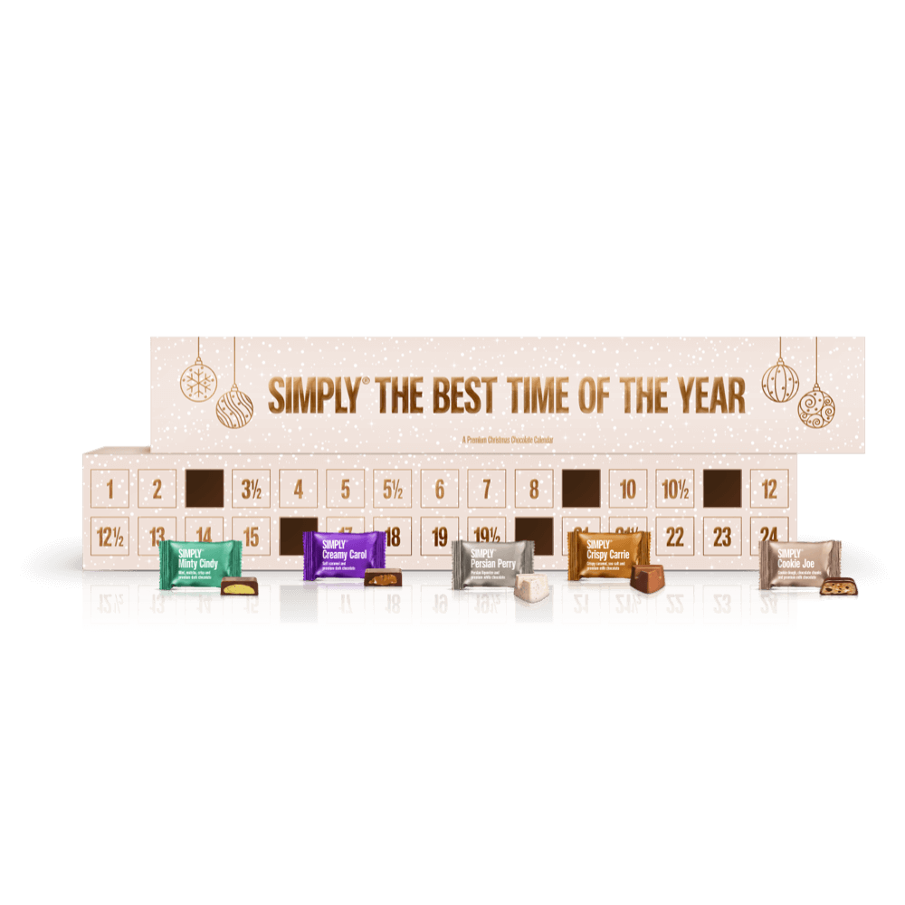 Simply® The Best Time Of The Year | Chokoladejulekalender med 30 låger - Christmas Calendar - Simply®